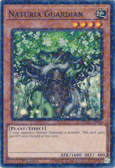 Naturia Guardian (Duel Terminal) [HAC1-EN095] Common - Josh's Cards