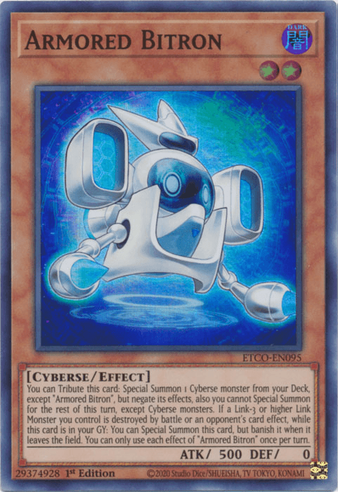 Armored Bitron [ETCO-EN095] Super Rare - Josh's Cards