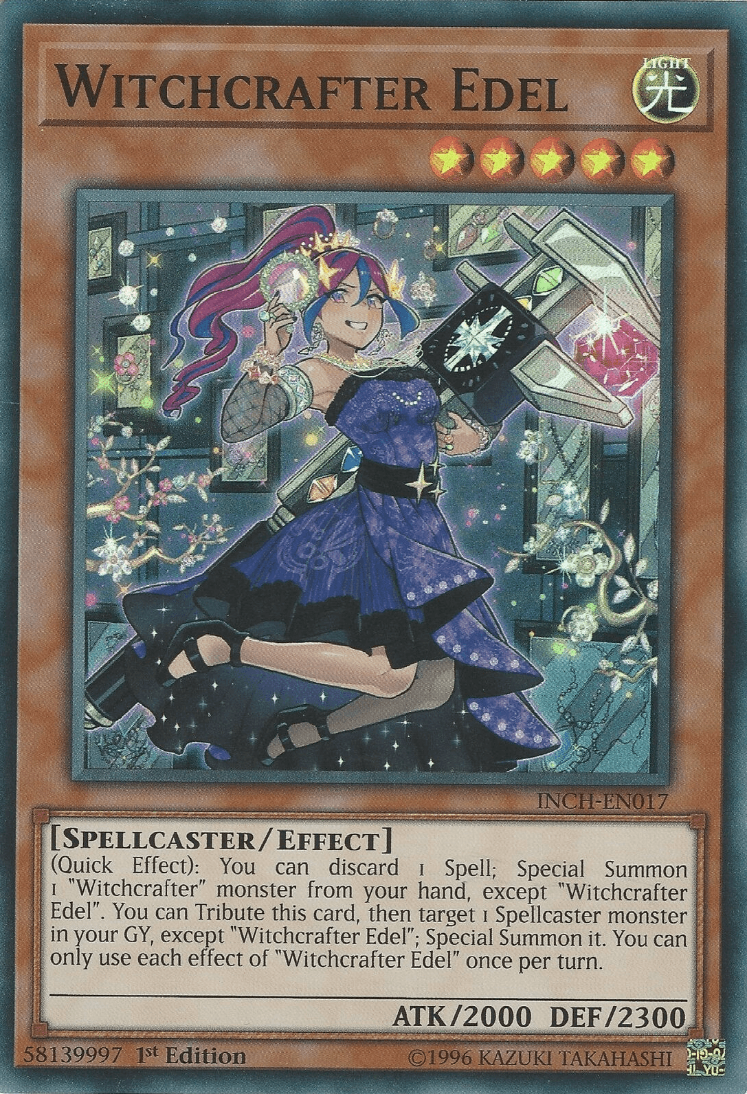 Witchcrafter Edel [INCH-EN017] Super Rare - Josh's Cards