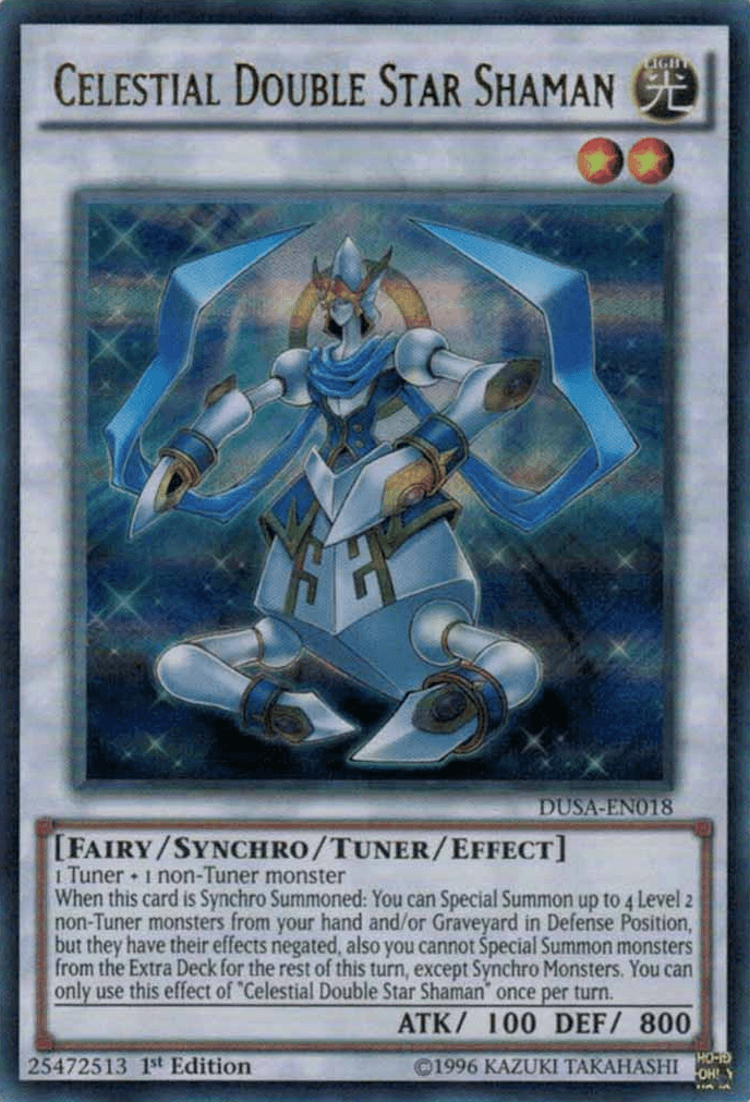 Celestial Double Star Shaman [DUSA-EN018] Ultra Rare - Josh's Cards