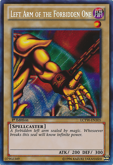 Left Arm of the Forbidden One [LCYW-EN305] Secret Rare - Josh's Cards