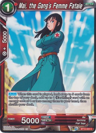 Mai, the Gang's Femme Fatale (BT10-023) [Rise of the Unison Warrior 2nd Edition] Parallel Foil