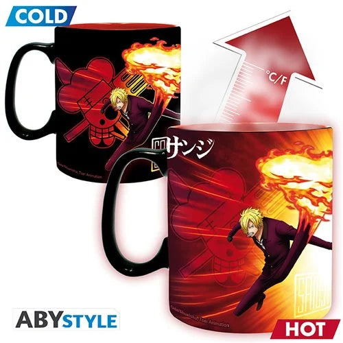 One Piece Zoro & Sanji Heat Change Mug