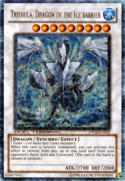 Trishula, Dragon of the Ice Barrier [DT04-EN092] Ultra Rare - Josh's Cards