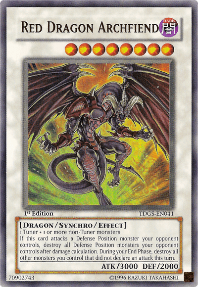 Red Dragon Archfiend [TDGS-EN041] Ultra Rare - Josh's Cards