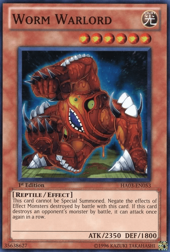 Worm Warlord [HA03-EN053] Super Rare - Josh's Cards