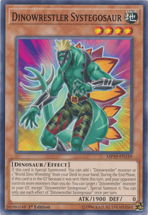 Dinowrestler Systegosaur [MP19-EN159] Common - Josh's Cards
