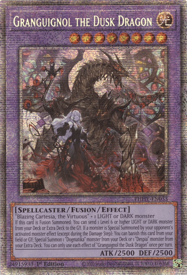 Granguignol the Dusk Dragon [PHHY-EN033] Starlight Rare - Josh's Cards