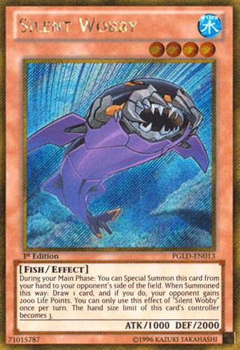 Silent Wobby [PGLD-EN013] Gold Secret Rare - Josh's Cards