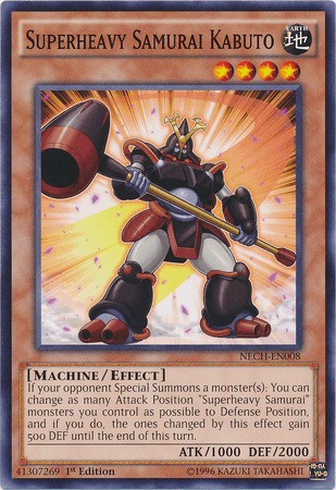 Superheavy Samurai Kabuto [NECH-EN008] Common - Josh's Cards