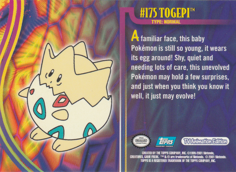 Togepi Foil (175) [Topps Pokemon Johto Series 1]