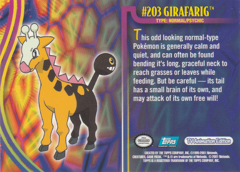 giraffe pokemon card Girafarig (A4 87/161) - Wisdom of Sea and Sky | TCG Pocket | Database + Card Tracker + Pack Opening Sim + Deck Builder Mint / near mint condition trading card Girafarig Pokemon | Mercari