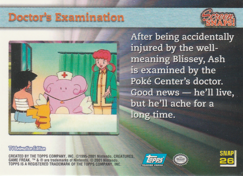 Doctor's Examination (SNAP 26) [Topps Pokemon Johto Series 1]