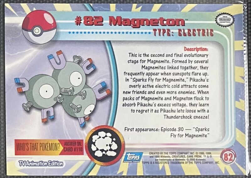 Magneton Foil (82) [Topps TV Animation Edition Series 2]