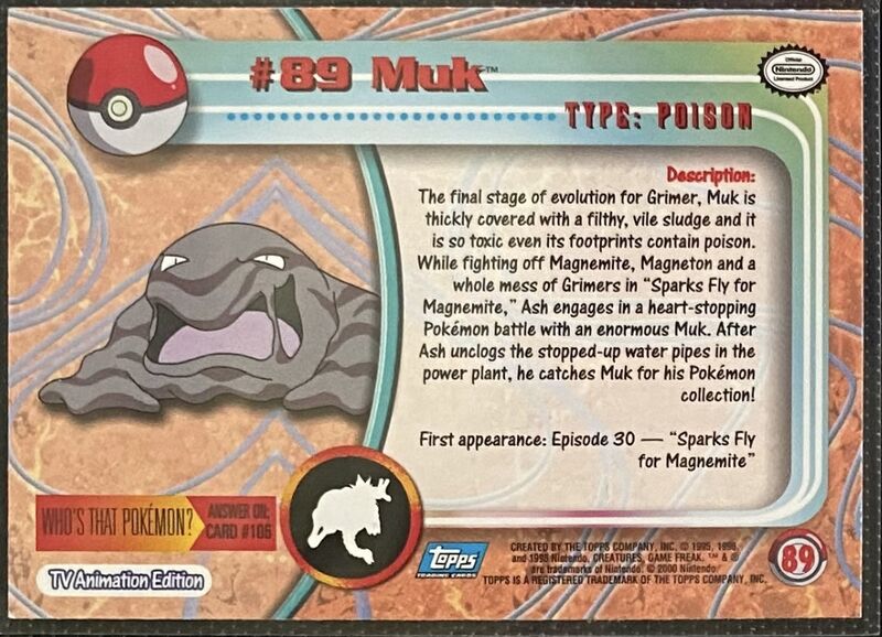 Muk (89) [Topps TV Animation Edition Series 2]