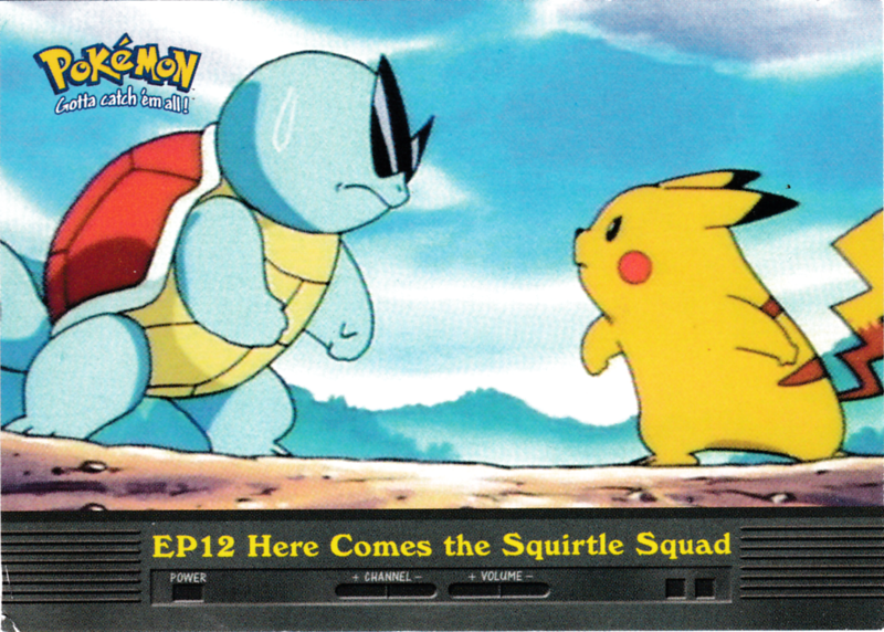 EP12 Here Comes the Squirtle Squad Foil (EP12) [Topps TV Animation Edition Series 2 ]