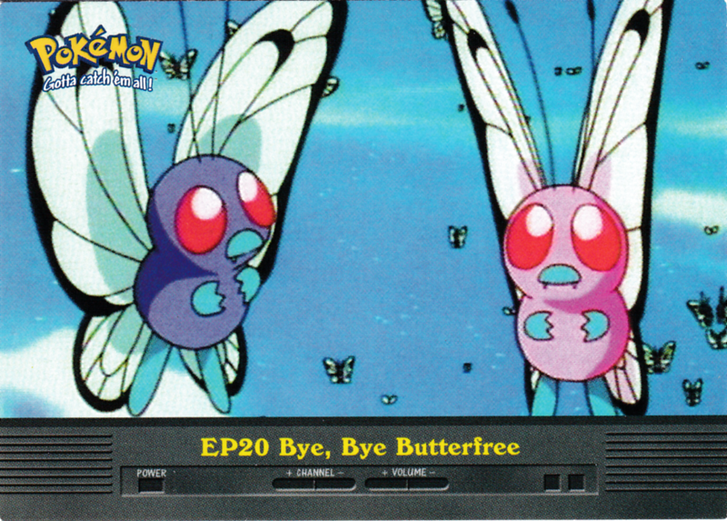 EP20 Bye, Bye Butterfree Foil (EP20) [Topps TV Animation Edition Series 2]