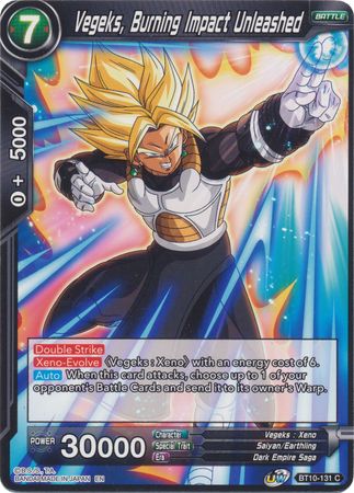 Vegeks, Burning Impact Unleashed (BT10-131) [Rise of the Unison Warrior] Parallel Foil