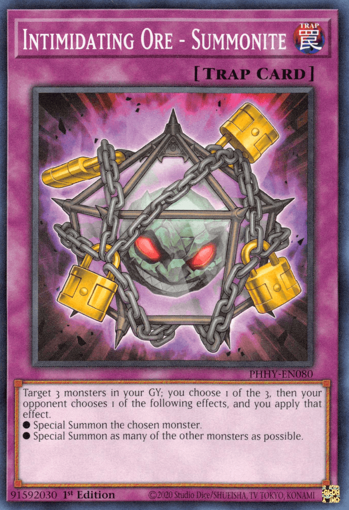Intimidating Ore - Summonite [PHHY-EN080] Common - Josh's Cards