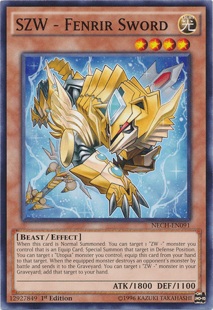 SZW - Fenrir Sword [NECH-EN091] Common - Josh's Cards