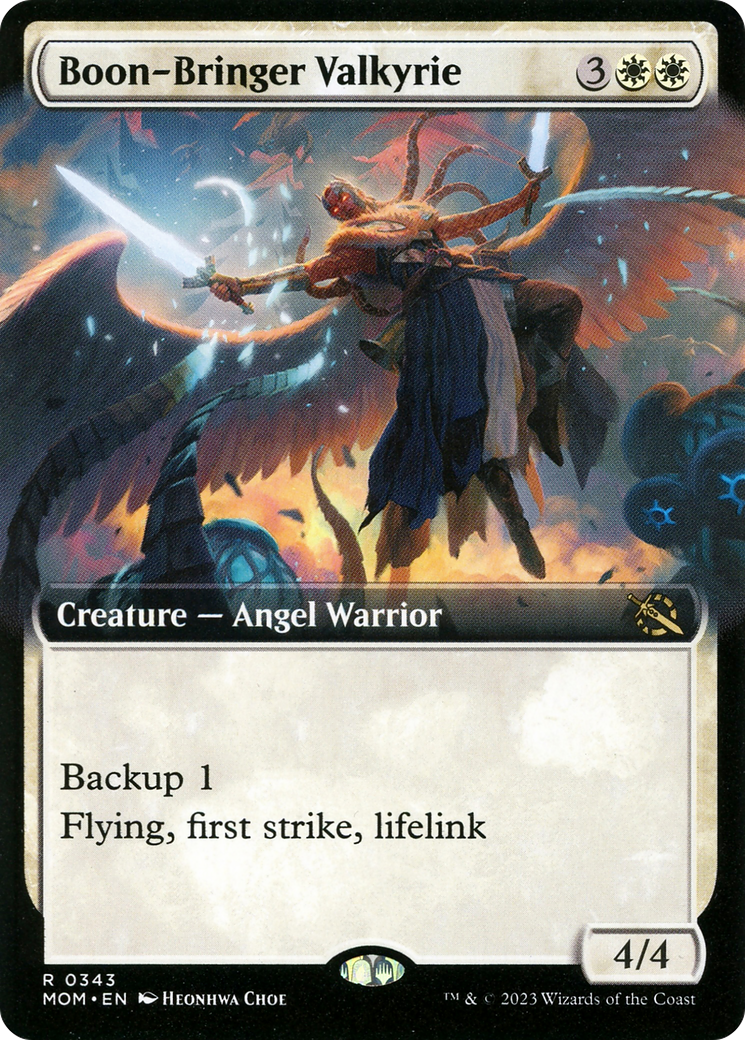Boon-Bringer Valkyrie (MOM-343) - March of the Machine: (Extended Art) Foil