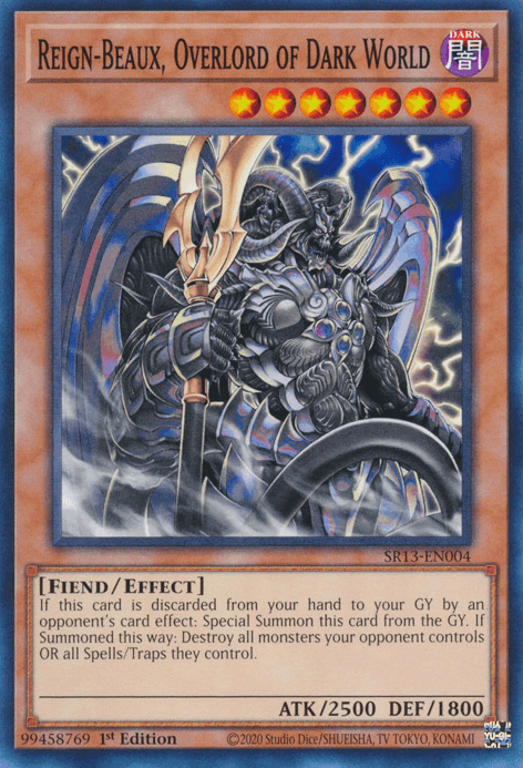 Reign-Beaux, Overlord of Dark World [SR13-EN004] Common - Josh's Cards