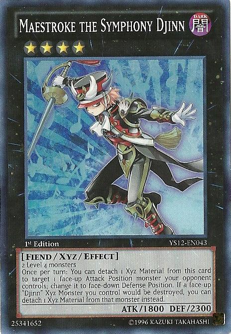 Maestroke the Symphony Djinn [YS12-EN043] Super Rare - Josh's Cards