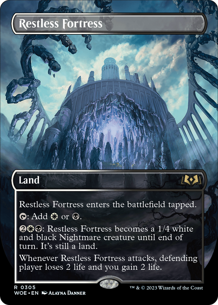 Restless Fortress (WOE-305) - Wilds of Eldraine (Borderless)