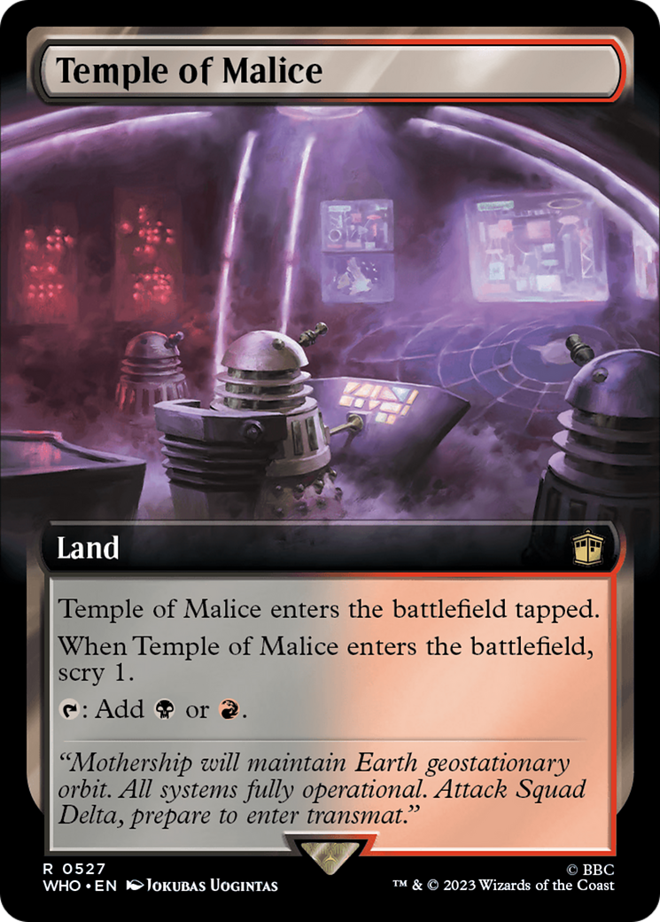 Temple of Malice (WHO-527) - Doctor Who: (Extended Art)