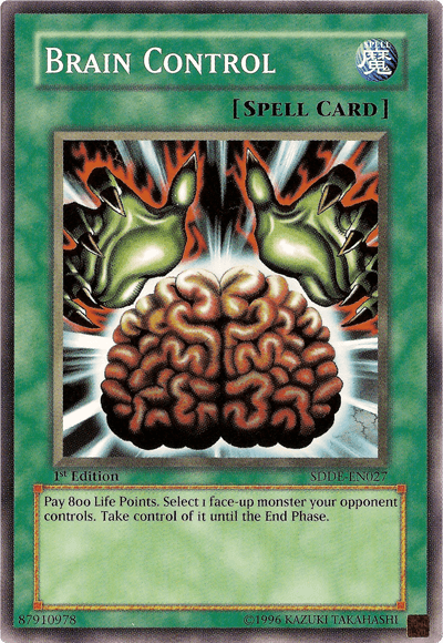 Brain Control [SDDE-EN027] Common - Josh's Cards