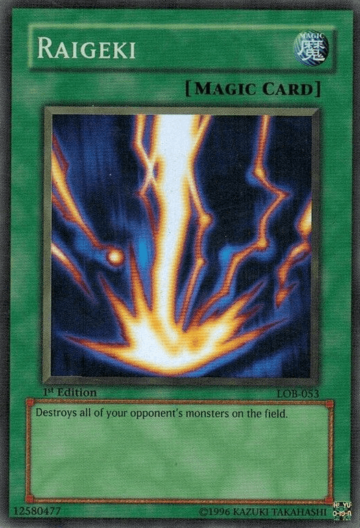 Raigeki [LOB-053] Super Rare - Josh's Cards