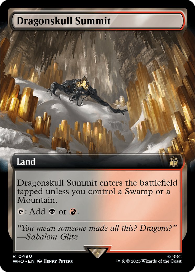 Dragonskull Summit (WHO-490) - Doctor Who: (Extended Art)