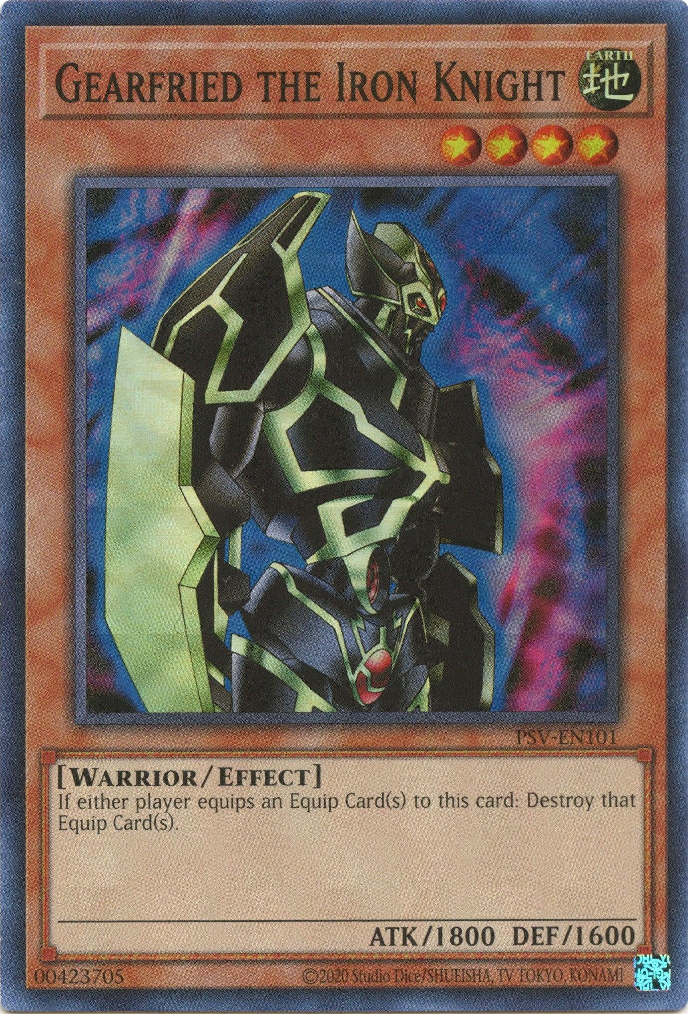 Gearfried the Iron Knight (25th Anniversary) [PSV-EN101] Super Rare - Josh's Cards