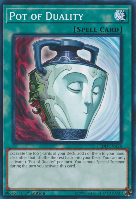 Pot of Duality [LEDD-ENA26] Common - Josh's Cards