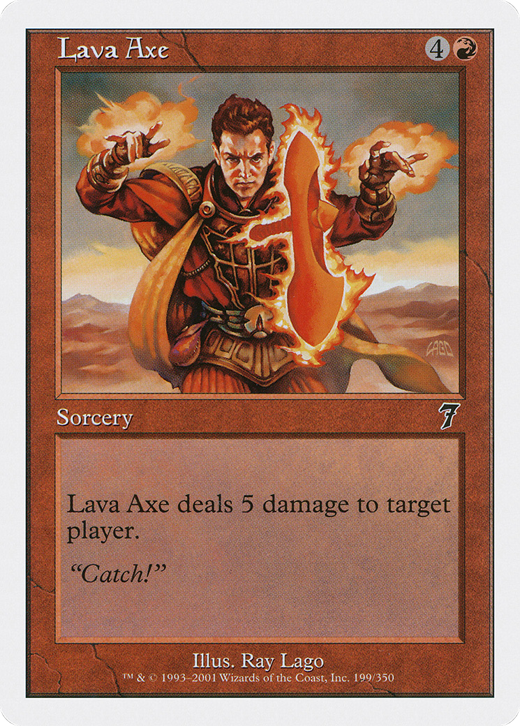 Lava Axe [Seventh Edition] Foil
