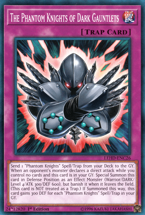 The Phantom Knights of Dark Gauntlets [LEHD-ENC26] Common - Josh's Cards
