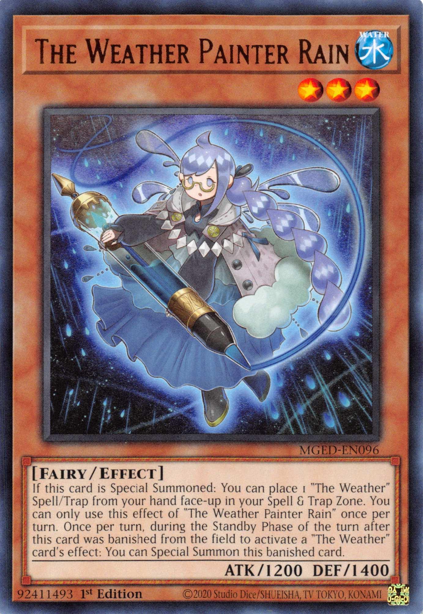 The Weather Painter Rain [MGED-EN096] Rare - Josh's Cards