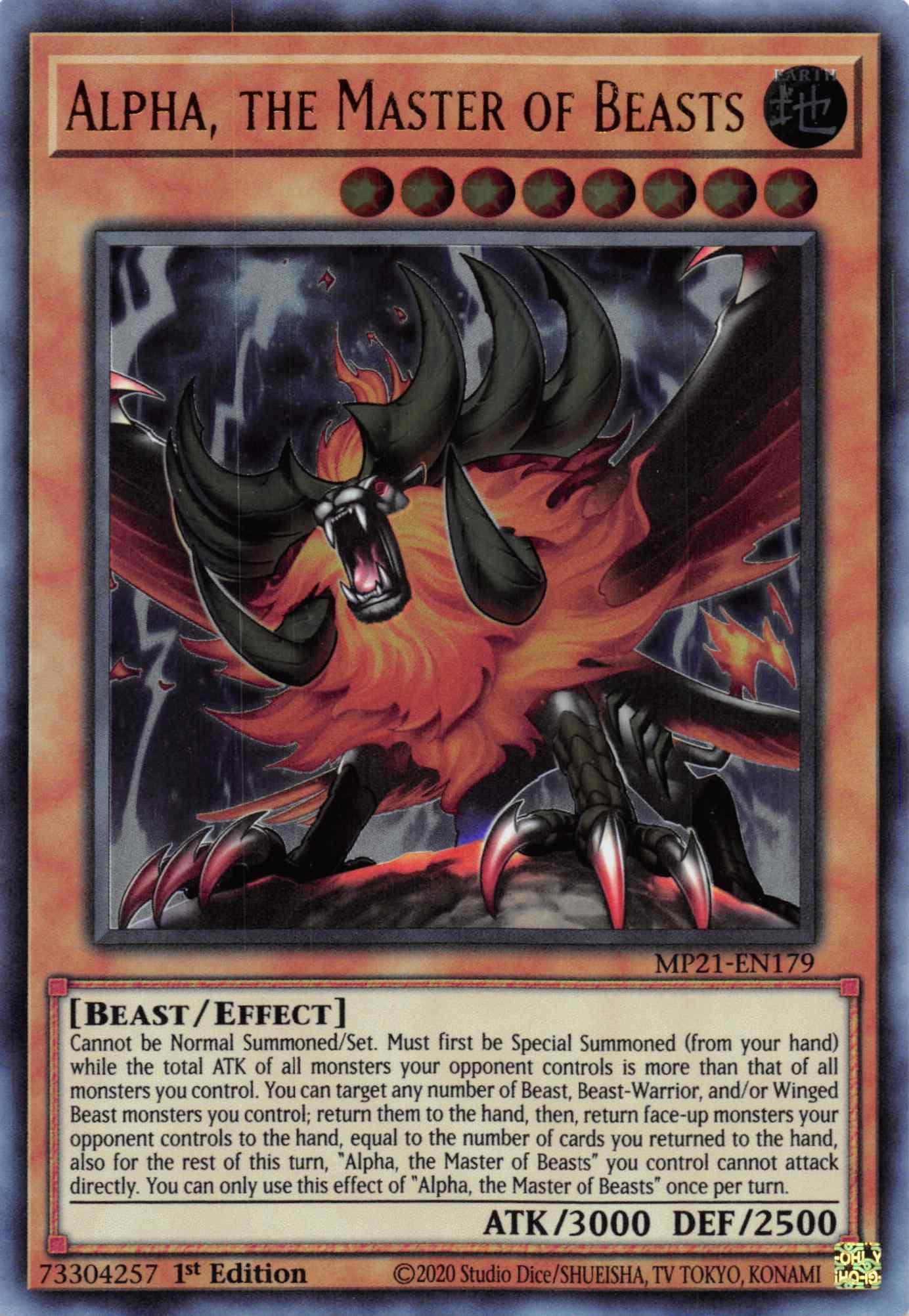 Alpha, the Master of Beasts [MP21-EN179] Ultra Rare - Josh's Cards
