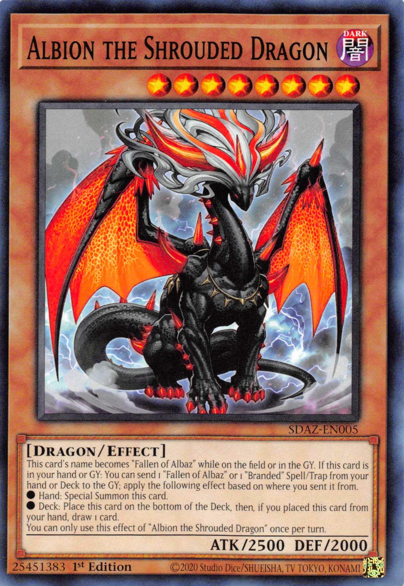 Albion the Shrouded Dragon [SDAZ-EN005] Common - Josh's Cards