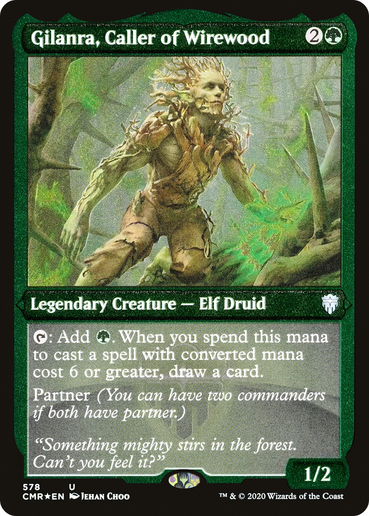 Gilanra, Caller of Wirewood (CMR-578) - Commander Legends Foil