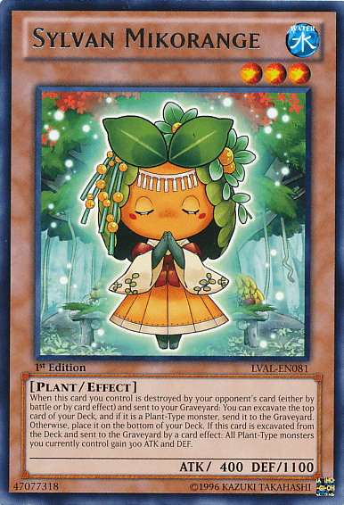 Sylvan Mikorange [LVAL-EN081] Rare - Josh's Cards