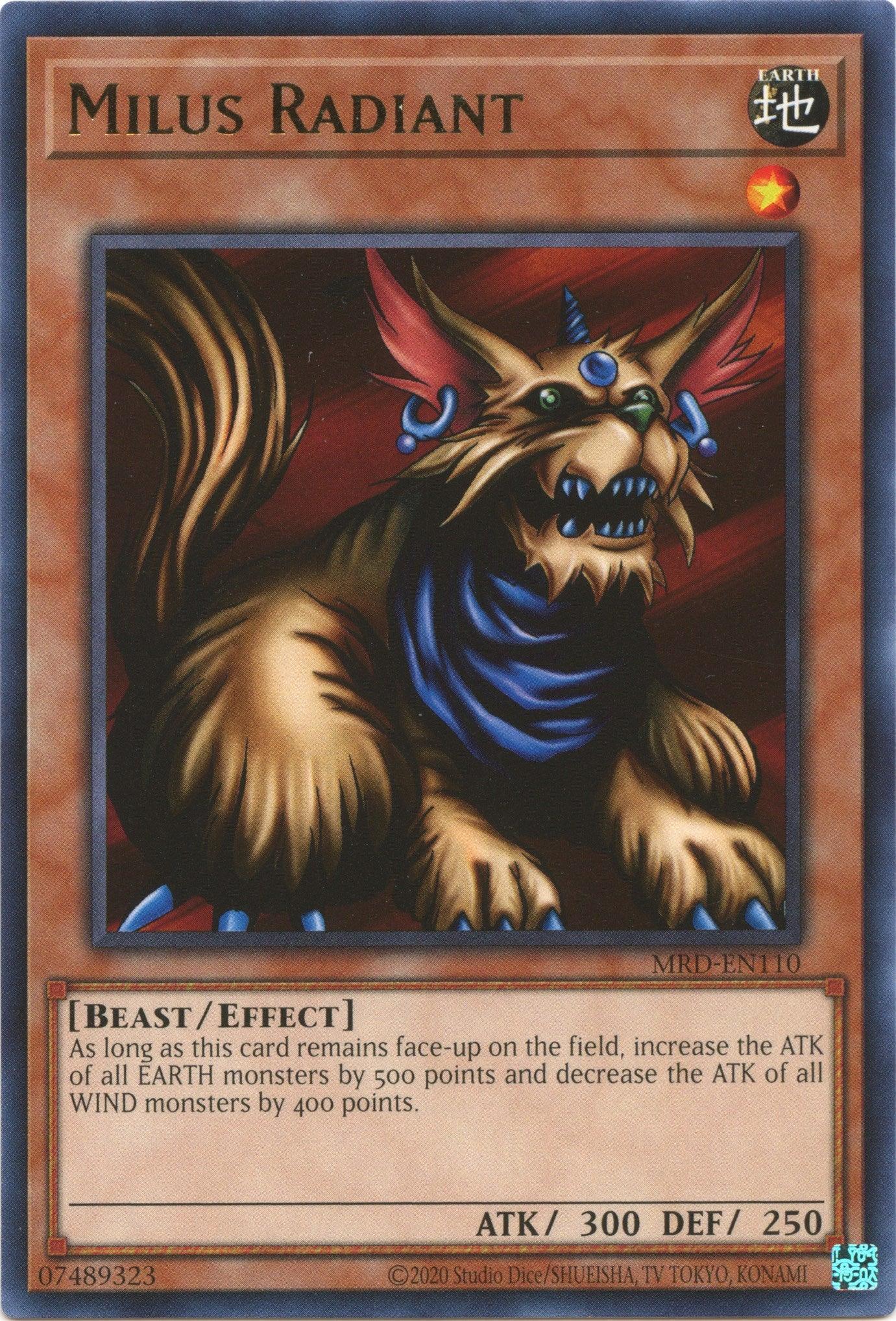 Milus Radiant (25th Anniversary) [MRD-EN110] Rare - Josh's Cards