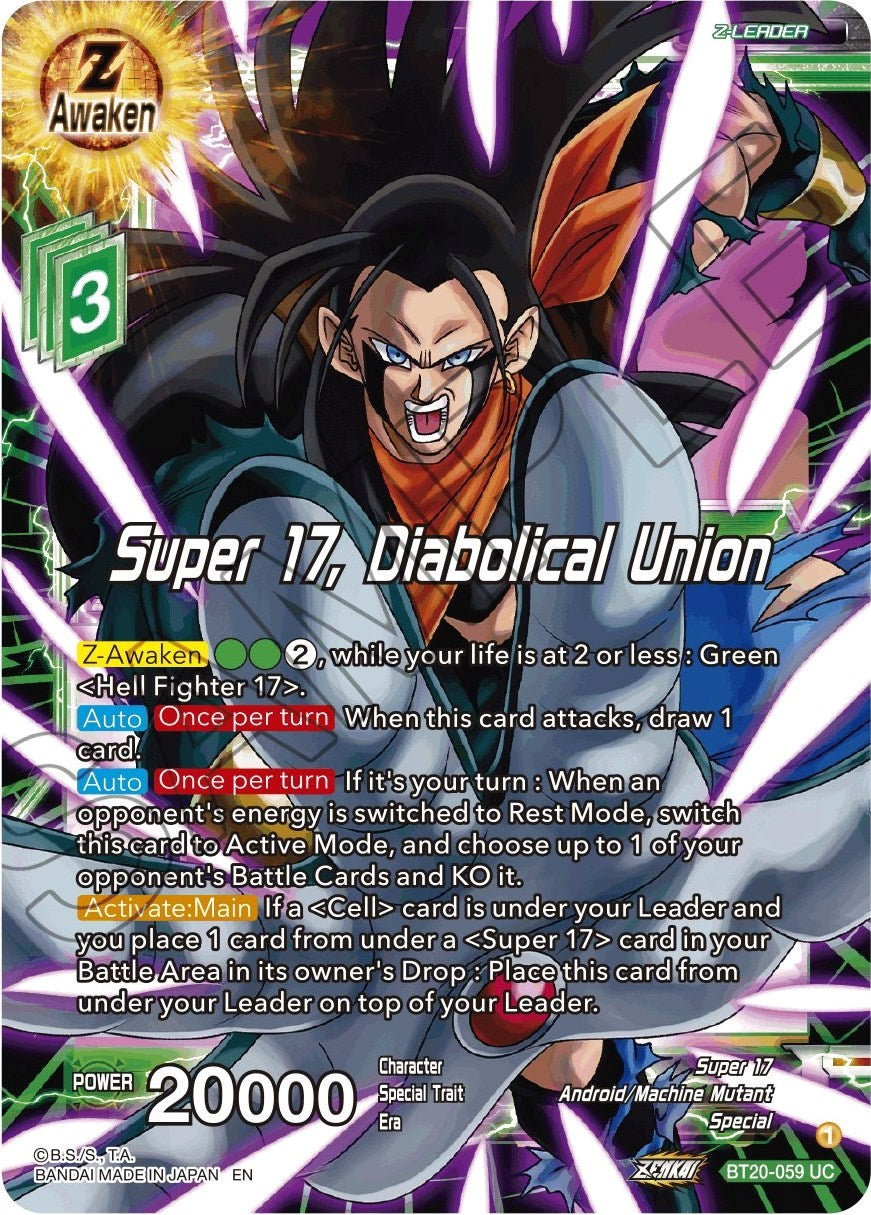 Super 17, Diabolical Union (BT20-059) [Power Absorbed] Parallel Foil
