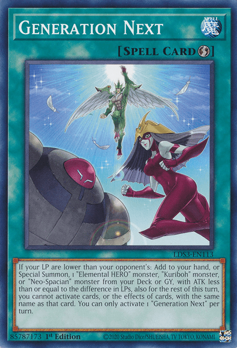 Generation Next [LDS3-EN113] Common - Josh's Cards