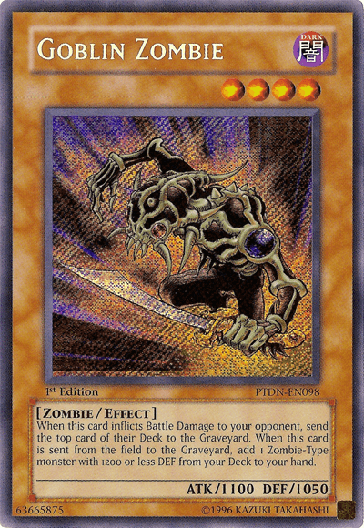 Goblin Zombie [PTDN-EN098] Secret Rare - Josh's Cards