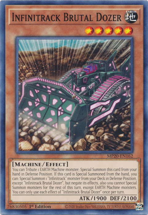 Infinitrack Brutal Dozer [MP20-EN162] Common - Josh's Cards