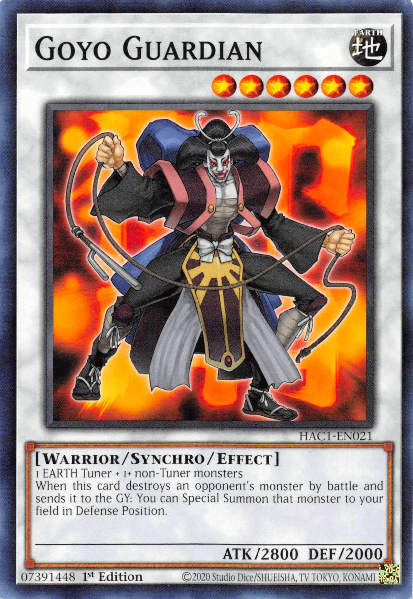 Goyo Guardian [HAC1-EN021] Common - Josh's Cards