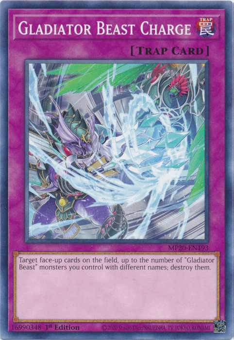 Gladiator Beast Charge [MP20-EN193] Common - Josh's Cards