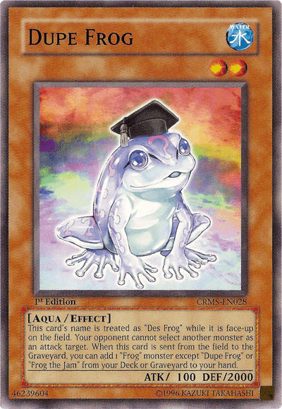 Dupe Frog [CRMS-EN028] Common - Josh's Cards
