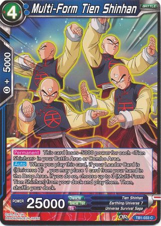 Multi-Form Tien Shinhan (TB1-033) [The Tournament of Power] Parallel Foil